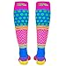 Running & Athletic Recovery Knee High 15-20mmHG Compression Socks | Crazy For Color | SM