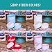 Mason Jar Ceramic Measuring Cups - Stackable Measuring Cups - Measuring Cup Set as Kitchen Gifts - Rustic Measurement Cup for Kitchen Accessories & Decor - A Perfect Holiday Gift Set (White, 4 Pc Set)