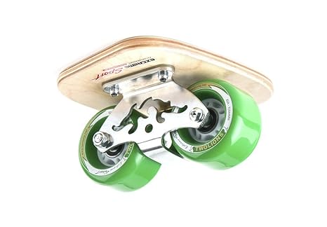 TWOLIONS-Cruiser Drift Skate Freeline Sports Ahorn Pedal und 72mm PU Räder und ABEC 7 Kugellager-Cloud-Totem(links & rechts)