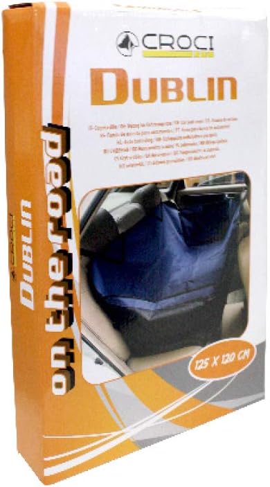 Croci Car Seat Waterproof Dublin, 125 x 120 cm, blau, 120x125 cm - Image 3