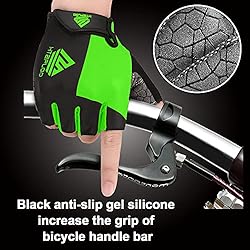 HTZPLOO Bike Gloves Cycling Gloves Biking Gloves