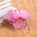 Tbestmax 12 Mini Hat Hair Clips Tea Party Hats Fascinator Clip for Women Lady Favor Decorative Hair Accessories with Polka Dot Feather Ribbon and Netting