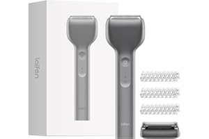 Laifen T1 Pro 1-Blade Electric Shaver, High-Speed 12,000 Cuts/Min, Long Hair Trimmer with 3 Guards, for Sparse Beard & Daily Styling, Wet & Dry, IPX7 Waterproof Razor (Space Gray)