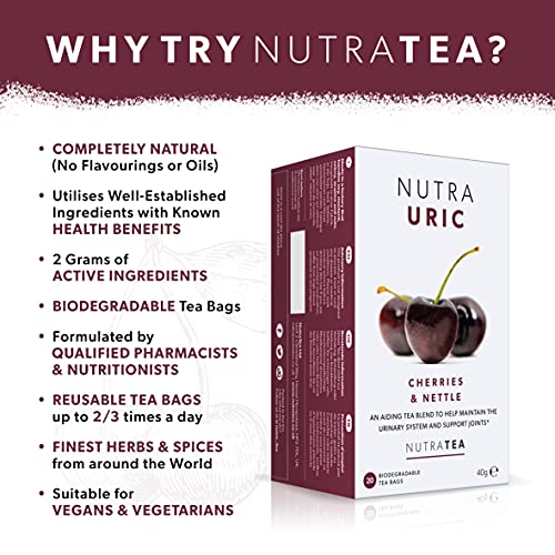 NUTRAURIC Uric Acid Cleanse and Kidney Support Kidney Cleanse Tea
