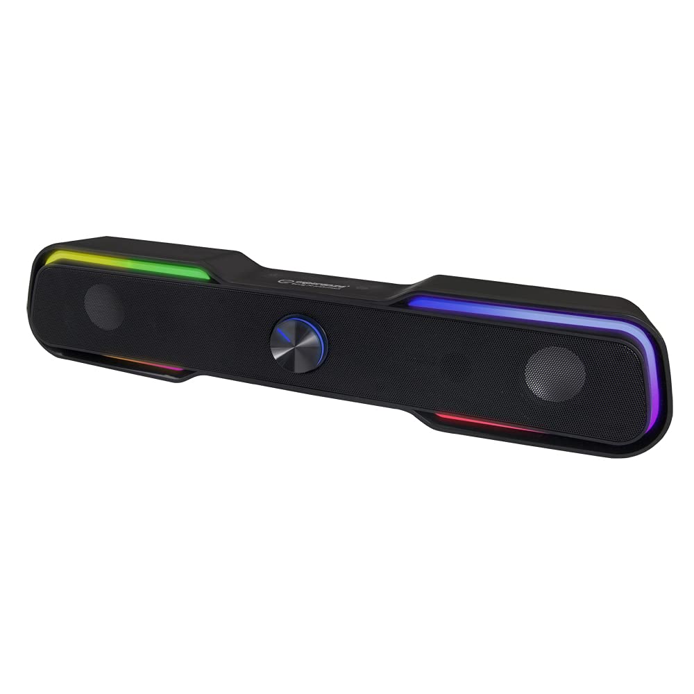Esperanza CNCPRINT Barra De Sonido USB LED Rainbow Apala EGS101