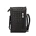 Universal Crossbody Bag Purse Cell Phone Pouch Multipurpose Soft PU Leather Wallet Moblie Phone Carrying Cases Shoulder Bag with Shoulder Strap for Smartphone Under 6.2'' from WaitingU -Black