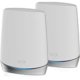 NETGEAR Orbi Whole Home Tri-band Mesh WiFi 6 System (RBK752) – Router with 1 Satellite Extender | Coverage up to 5,000 sq. ft