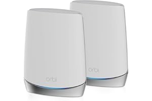 NETGEAR Orbi Whole Home Tri-band Mesh WiFi 6 System (RBK752) – Router with 1 Satellite Extender | Coverage up to 5,000 sq. ft., 40 Devices | AX4200 (Up to 4.2Gbps)
