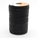 0.8mm 1 roll Polyester Leathercraft Small Waxed Thread for Leather Sewing (TSblack)