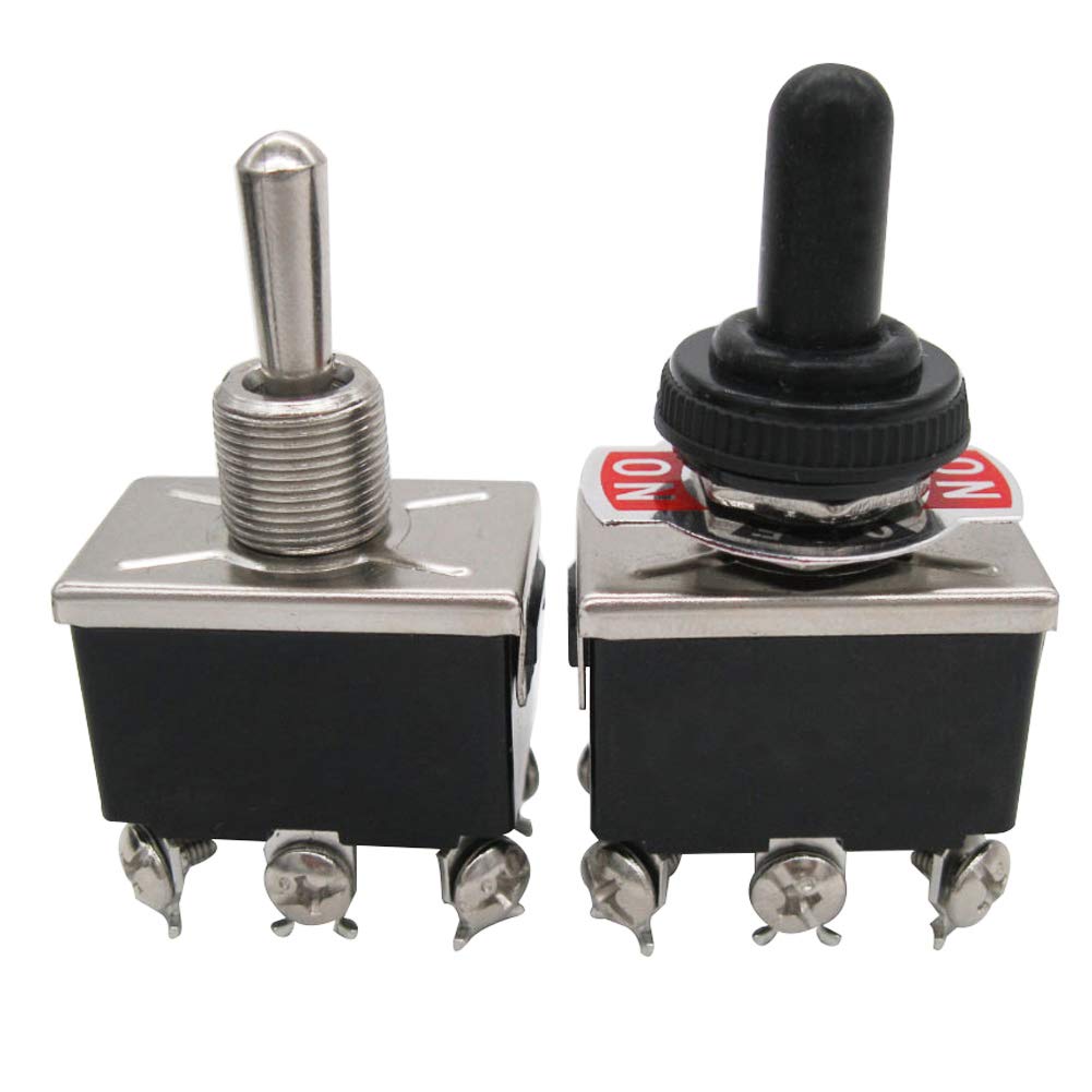 Twidec /3Pcs Heavy Duty Rocker Toggle Switch 20A 125V SPDT 2 Position 3