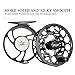 Piscifun Sword Fly Fishing Reels with CNC-machined Aluminum Alloy Body Fly Reel 3/4wt (Black)