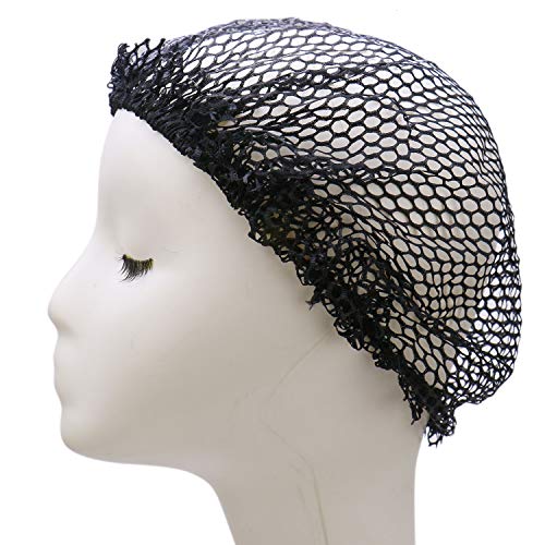 JETEHO 5 Pack Womens Mesh Hair Net for Sleeping Crochet Hairnet