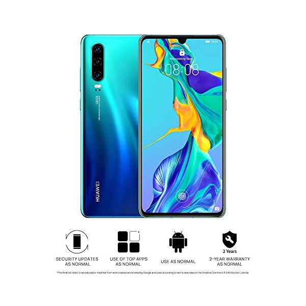 Huawei-P30-128-GB-61-Inch-OLED-Display-Smartphone-with-Leica-Triple-Camera-6GB-RAM-EMUI-910-Sim-Free-Android-Mobile-Phone-Single-SIM-Aurora-UK-Version Huawei P30 128 GB 6.1 Inch OLED Display Smartphone with Leica Triple Camera, 6GB RAM, EMUI 9.1.0 Sim-Free Android Mobile…