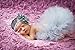 Newborn Girl Photography Props Outfits - Gray Baby Tutu Skirt and Headband Set