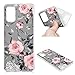 Galaxy S20+ Flower Case, Badalink Floral Pattern Case for Galaxy S20 Plus [ 3-Pack ] Flexible TPU Protective Case with Refreshing Colors, Cute S20+ Skin Shockproof Cover 3pcs Cases for Girls Women