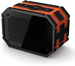 Mpow[Waterproof Speaker]Portable Indoor Outdoor Sport Bluetooth 4.0 Speaker with Emergency Power Surpply for Apple&Android Devices,iPhone 6,6 Plus 6 5 5S 5c;Samsung Galaxy 4 3,Note 3 2;iPad Air 5 4 mini;Nexus 4;LG G2;Motorola HTC One More(Orange)