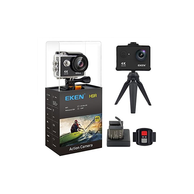 Neewer G1 Ultra HD 4K Action Camera Kit Includes 12MP, 98 ft Underwater Waterproof Camera 170