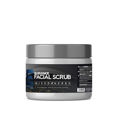 Elegance Cleansing Exfoliating Facial Scrub 17.6 Oz (Mixed Herbs)