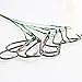 Sougayilang Fishing Hook Snelled Stainless Steel Wire Leader Fishing Rigs Hooks Pack of 10pcs