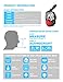 Jogoo Full Face Snorkel Mask,180° View,anti-fog and anti-leak Design for Snorkeling,GoPro Compatible,longer Snorkeling Tube