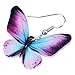 Bonsny Drop Dangle Floral Butterfly Earrings Fashion Insect Jewelry For Women Gift