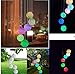 LED Solar Powered Wind Chime Light Garden Outdoor Hanging Spinner Lamp Color Changing,Suit for Christmas, Halloween,Thanksgiving Day,Mother's Day,Valentine's Day,Party,Unique Decoration (Multicolor)