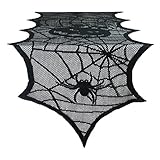 DII Halloween Lace Table Runner for Halloween Parties, Décor, Dinners, 18x72