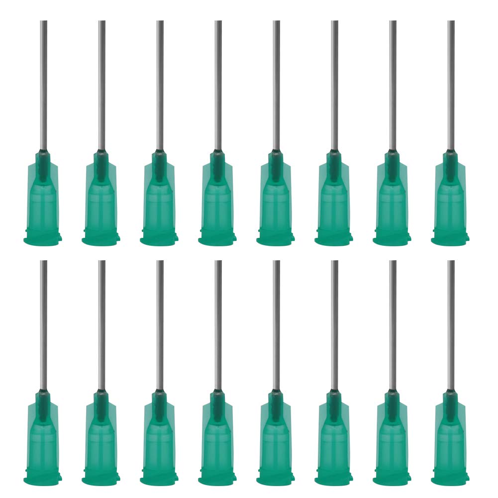 Shintop Blunt Tip Syringe Needles, 1 Inch 18G Dispensing Needle with