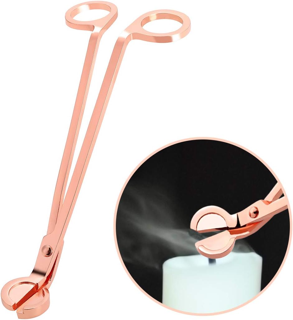 UIEEPGP Candle Wick Trimmer Cutter Stainless Steel, 7 Inch Oil Lamp