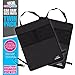 Kick Mats Car Seat Protectors With Organizer By Cruisy Kids - Deluxe 2 Pack Large Backseat Seat Cover - Best Auto Child Safety Seat Accessories For Your Car Or SUV