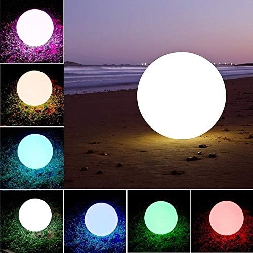 Christmas Party Decoration Lights, LED Ball Mood Light, Night Lights, Swimming Pool Floating Light Waterproof Several Modes Children LED Night Light Indoor Outdoor Lighting (20cm / 8")