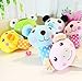Mimibox Squeaky Plush Dog Toy for Smalls Dogs - Pack of 3, Random Color