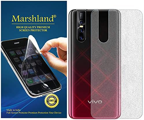 MARSHLAND Matte Finish Back Screen Protector Flexible Anti Scratch Bubble Free Back Screen Guard Compatible for Vivo V15 Pro Pack of 2