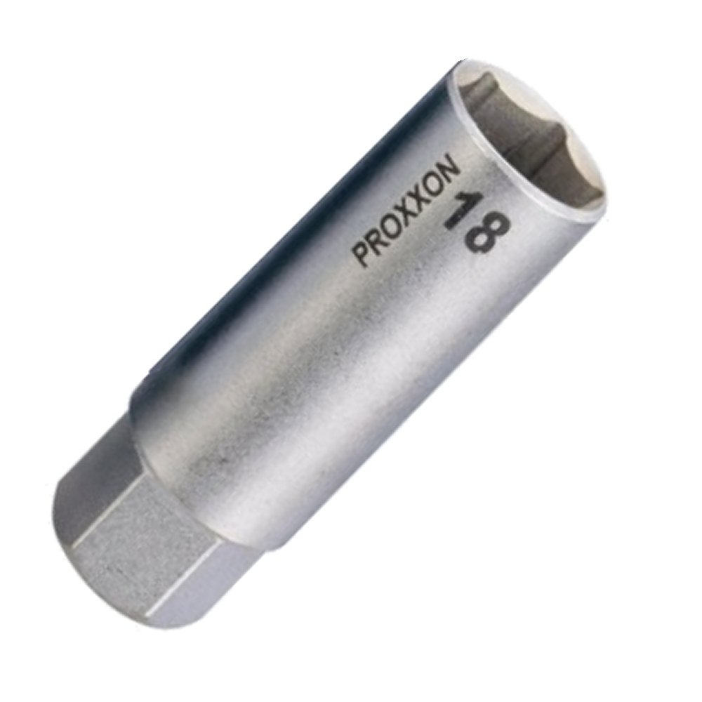 Proxxon Socket Wrench for Spark Plugs 3/8 inch, 18 mm