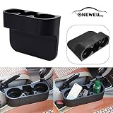 Onewell Black Portable Car Cup Holder Car Organizer/Car Multifunction Seat Cup Phone Cup Holder