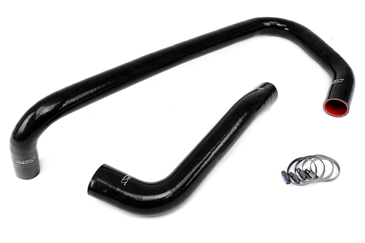 Photo 1 of HPS Black Reinforced Silicone Radiator Coolant Hose Kit Compatible for 2009-2020 Ram 1500 2010-2018 Ram 1500 2011-2018 Ram 3500 5.7L V8 without oil coolers, 57-1818-BLK