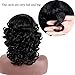 Headband Wigs Human Hair For Black Women Kinky Curly Wigs Glueless Human Hair Short Curly Headband Wigs (24 Inch, Headband Curly Wigs)