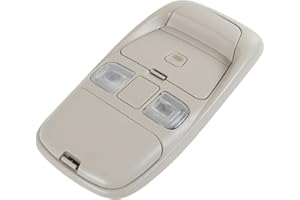 Rimamoka Overhead Dome Light Console Storage Compatible with 1998-2001 Dodge Ram 1500 2500 Replace# 55350657, SN96TL2AA, Beige