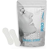 ProInhale™ Athletic Nose Strips for Breathing – Flexible Nasal Strip for Comfortable Fit, Secure Hold, Non-Slip Adhesive Nose Tape, Sport and Sleep Nose Strips, 60 Count Nasal Expander Strips