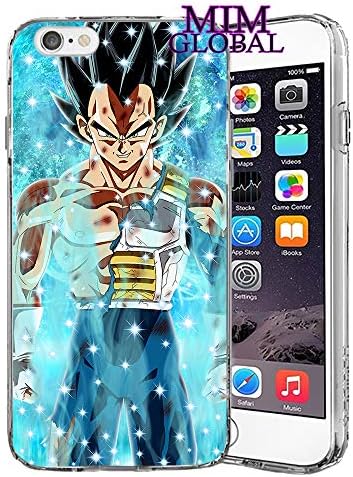 MIM Global Dragon Ball Z Super GT Case Cover Compatible For All iPhone (iPhone XS Max, Vegeta UI)