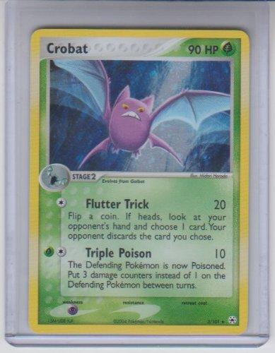 2004 EX Hidden Legends Crobat Holo Rare Pokemon #3