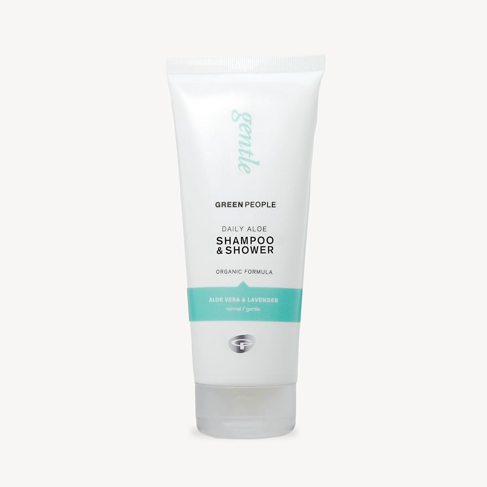 Green People 2in1 Daily Aloe Shampoo Shower Wash Natural Organic SLS Free Vegan