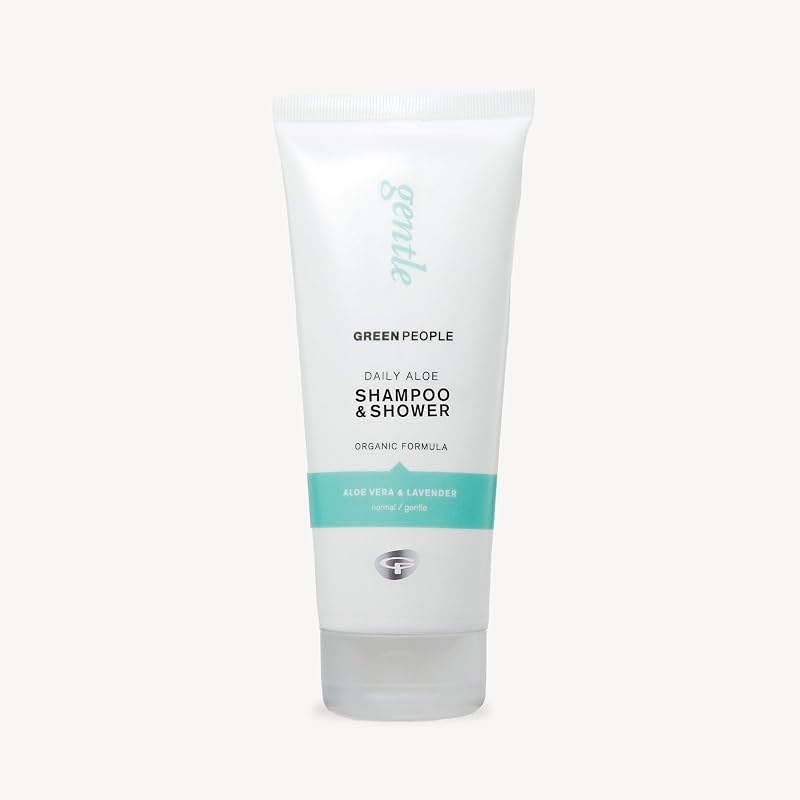 Green People 2in1 Daily Aloe Shampoo Shower Wash Natural Organic SLS Free Vegan