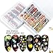 DAGEDA 2 Box of 20 Rolls Nail Art Stickers Nail Transfer Foil Wraps-Nail Art DIY Decoration Kit-Halloween Christmas Festival Nail Foil Sticker（Pumpkin, Bat, Spider,Snowman,Snowflake,Biscuit Man, Gift）