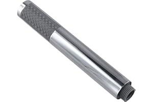 Water Saving Hand Shower Head in Stainless Steel with 67 Anti Limescale Nozzles for Easy Maintenance (Chrome)