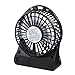 Magicooler Mini Fan Pocket Size 4-inch Vanes 3 Speeds Electric Portable Mini fan Desktop Fan Battery/ USB Powered Laptop PC Mute Cooler Cooling Operated Cool Cooler Fan Beat Heatwaves Pefect For Outdoor /Hiking/ Camping /Daily use (BLACK)