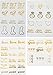 54 Bachelorette Party Tattoos by Sonder & Co - Gold & Silver Metallic Bachelorette Tattoos