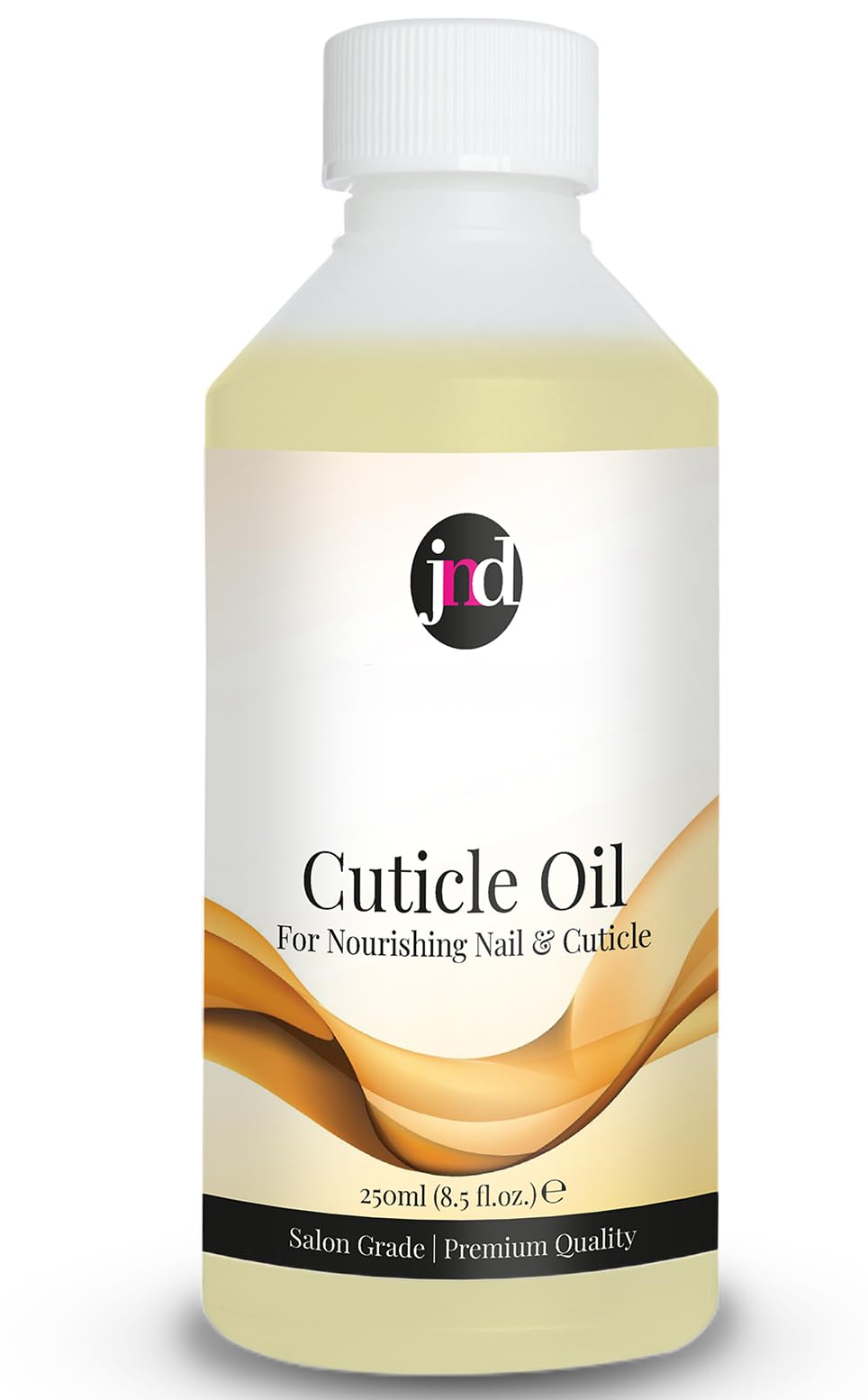 JND Cuticle Oil with Jojoba – Nail & Cuticle Conditioner for Dry, Cracked Skin – Strengthens, Hydrates & Revitalizes – Manicure Treatment for Healthy Nails (250 ml)