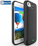 5500mAh iPhone 6/6S/7/8 Battery case, Vproof Portable Charger Charging Case Rechargeable External Battery Pack Protective Cover for Apple iPhone 6/6S/7/8 (4.7 Inch) (Black)