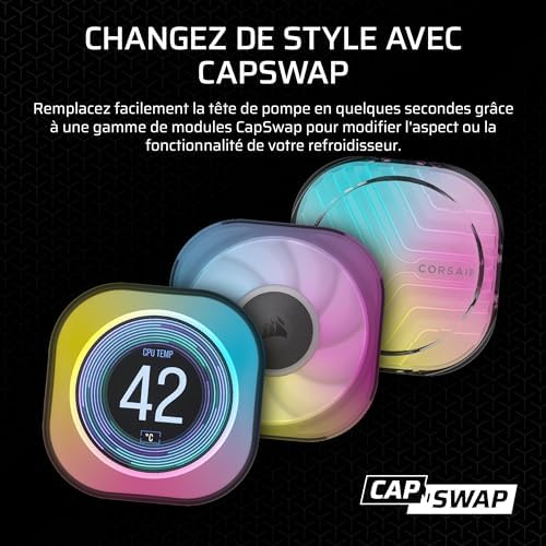 iCUE LINK TITAN 360 RX RGB Refroidisseur Liquide Pour CPU – Noir